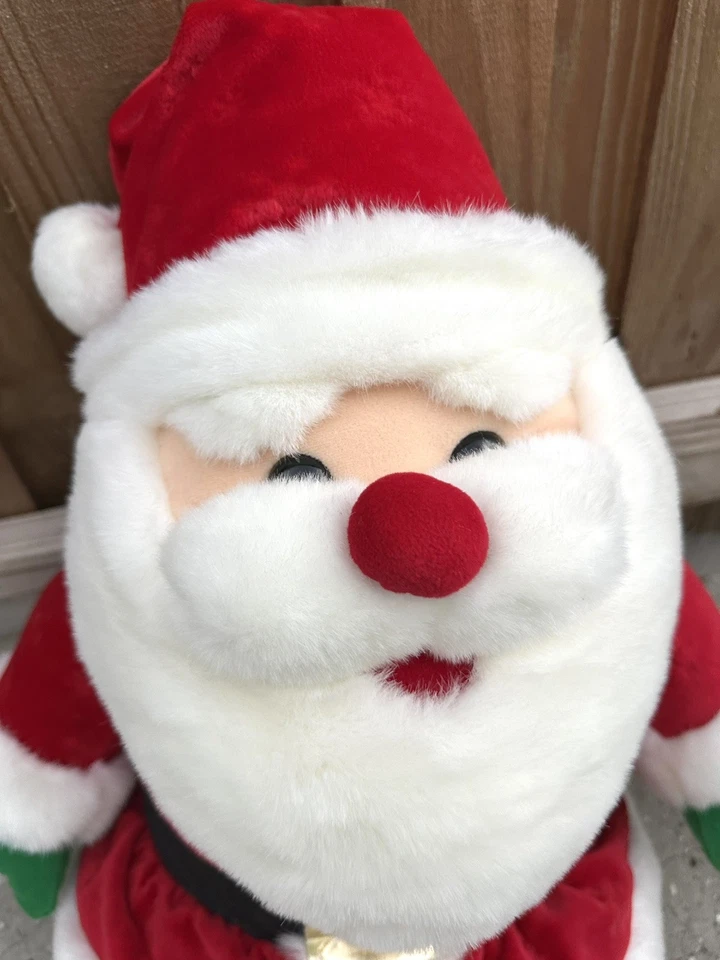 VTG JC Penny Holiday Collection 1999 Plush Santa Claus Stuffed Toy 29” Red/White - Image 3 of 4