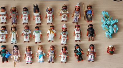 Playmobil Figur - Ägypter - Araber - Pharao - Cleopatra - Büste - Gefäße