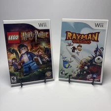 Lot 2 LEGO Harry Potter: Years 5-7 + Rayman Origins Nintendo Wii Complete Tested