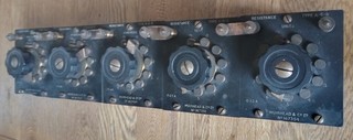Vintage 1950s Muirhead decade rotary resistance boxes set of 5
