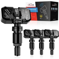 Sensor TPMS, 433 Mhz Paquete de 4 Sensor de Monitoreo de Presión de Neumáticos Compatible para Mí...