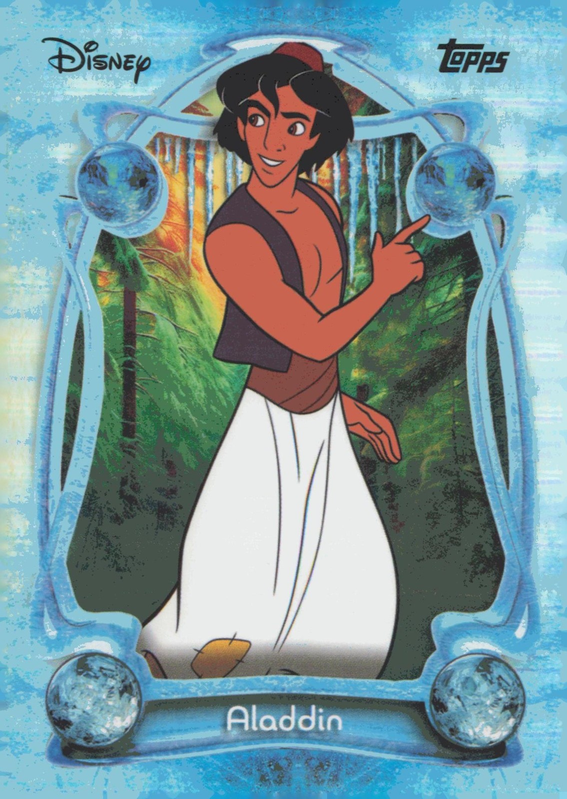 2025 Topps Disney Wonder #49 Aladdin FoilFractor