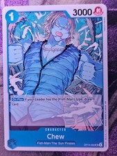 Chew OP14-050 Uncommon The Azure Sea's Seven One Piece Near Mint