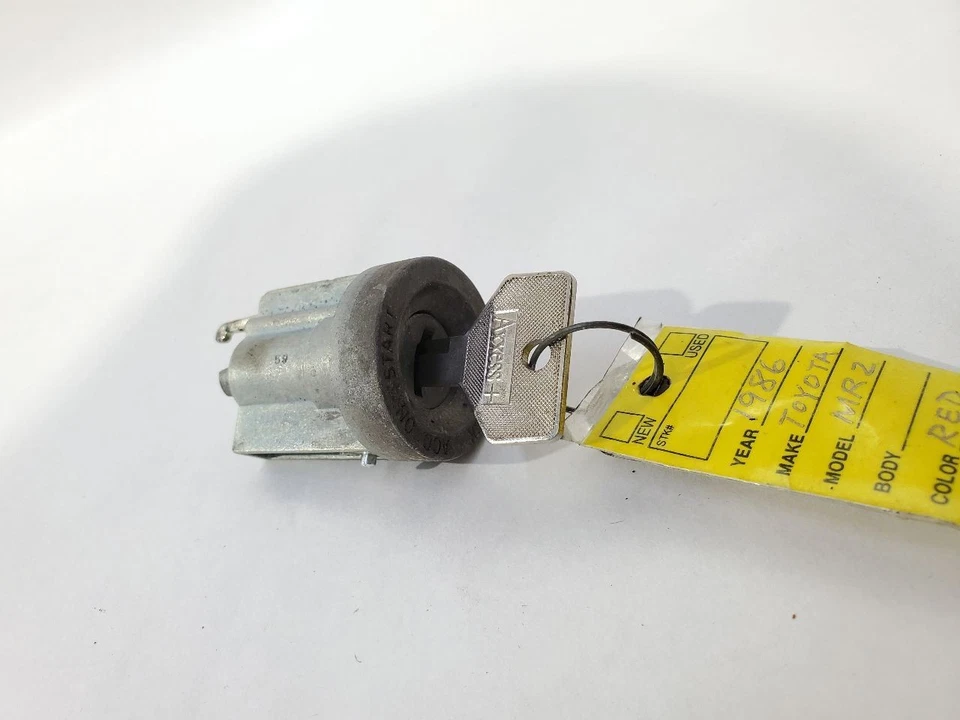 1986 1987 1988 1989 Toyota MR2 OEM Ignition Switch With Key  - Image 4 of 4