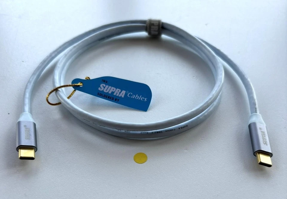 Supra Cables USB 3.2 Gen2 C-C USB Kabel USB C - USB C / Länge 0,5m - Bild 2 von 4