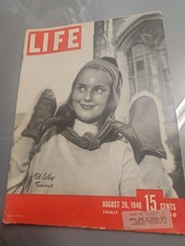 Life Magazine August 26 1946 80th Birthday Present Fall College Fashions