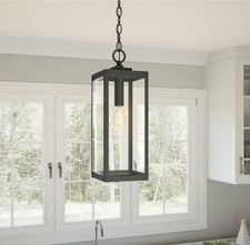QUOIZEL Westover Lantern Style Lighting ~ Earth Black ~ WVR1507EK ~ NEW Open Box
