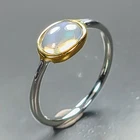 Gemstone Natural Opal Ring 925 Sterling Silver Size 7 /R480104