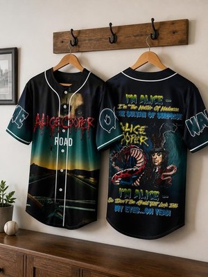 Alice Cooper I m The Master Of Madnes Personalized Baseball Jersey