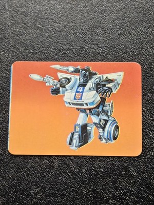 Vintage 1985 Transformers G1 Jazz Series 1 Card 2 Tech Specs Hasbro Collectible