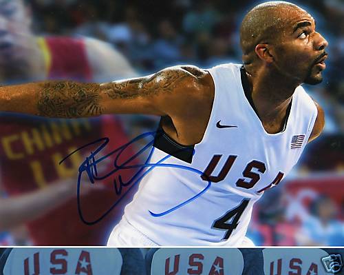 Carlos Boozer Utah Jazz Olympian Signed 8x10 Picture - Picture 1 of 1
