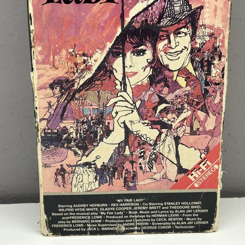 My Fair Lady VHS 1986 Video 2-Tape Box Set Audrey Hepburn Red Label CBS Fox Rare - Picture 14 of 15