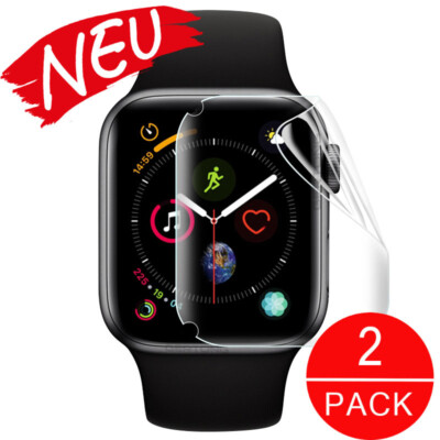 2 er Pack Apple Watch Series 4 5 - 40 mm Soft-Hydrogel-Film Displayschutz