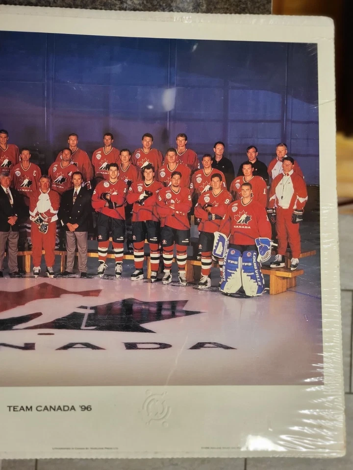 1996 Team Canada World Cup Hockey 12 X 16 Numbered Print, In Package,  Gretzky Y Foto 3 de 4