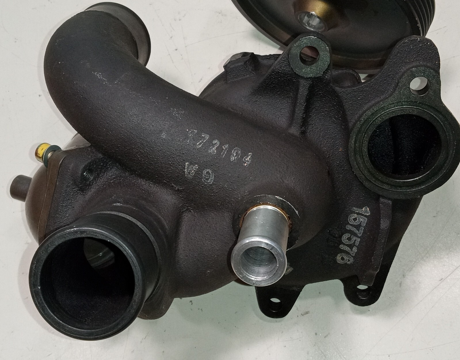 Ferrari 456 550 Water Pump Body_Pulley_153199_Thermostat Housing_NEW_GENUINE_OE