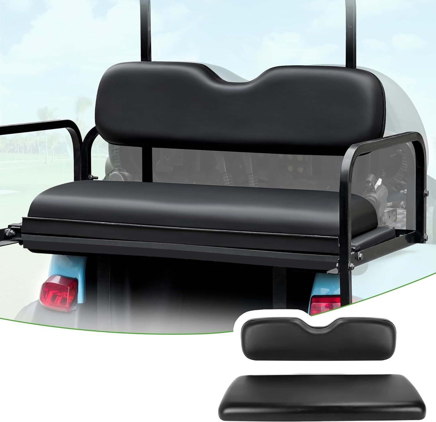 Cart Rear Seat Replacement Cushions For Yamaha Ezgo Club Car
