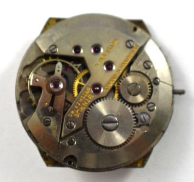 Vintage Benrus Manual Wind 17J Model BB4 Wrist Watch Movement lot.qg