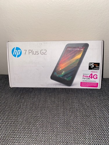 * HP 7 Plus G2-1331 8 GB Tablet Black Unit 5755 T-MOBILE 4G - Picture 1 of 5