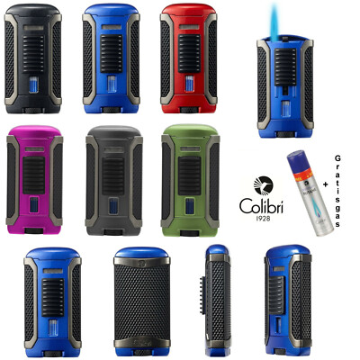 COLIBRI Feuerzeug Apex II 1-fach Jetflamme verschiedene Farben + Gratisgas NEU
