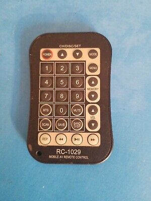 Audiovox Replacement Car Mobile Video Remote RC-1029 Audiovox Replacement Car Mobile Video Remote RC-1029