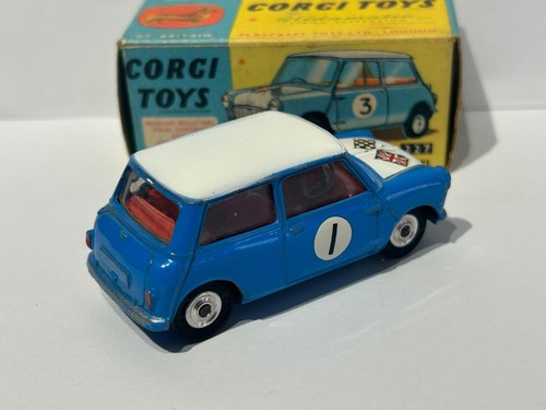 Corgi Toys 227 Mini Cooper Competition, Boxed, Original, Rare, 1960's - Picture 7 of 18