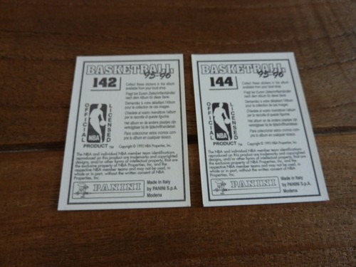 Panini Basketball 95-96 NBA Aufkleber - Sehr guter Zustand! 1995/96 - Wählen Sie Ihre Aufkleber! - Bild 5 von 11