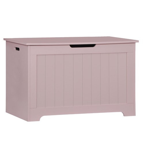 Lift Up Top Toy Chest Kids Toy Organizer Box for Bedroom Living Room Pink - Picture 23 of 24
