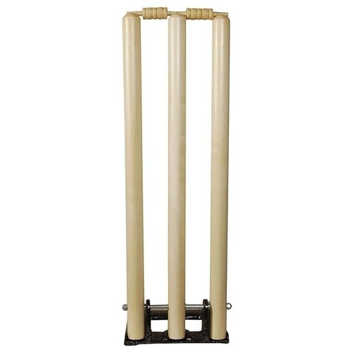 Wooden Wicket Set, Cricket Stump Set with White Cricket Ball sports - Picture 3 of 5