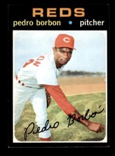 1971 Topps Baseball #613 Pedro Borbon EX/MT *d3
