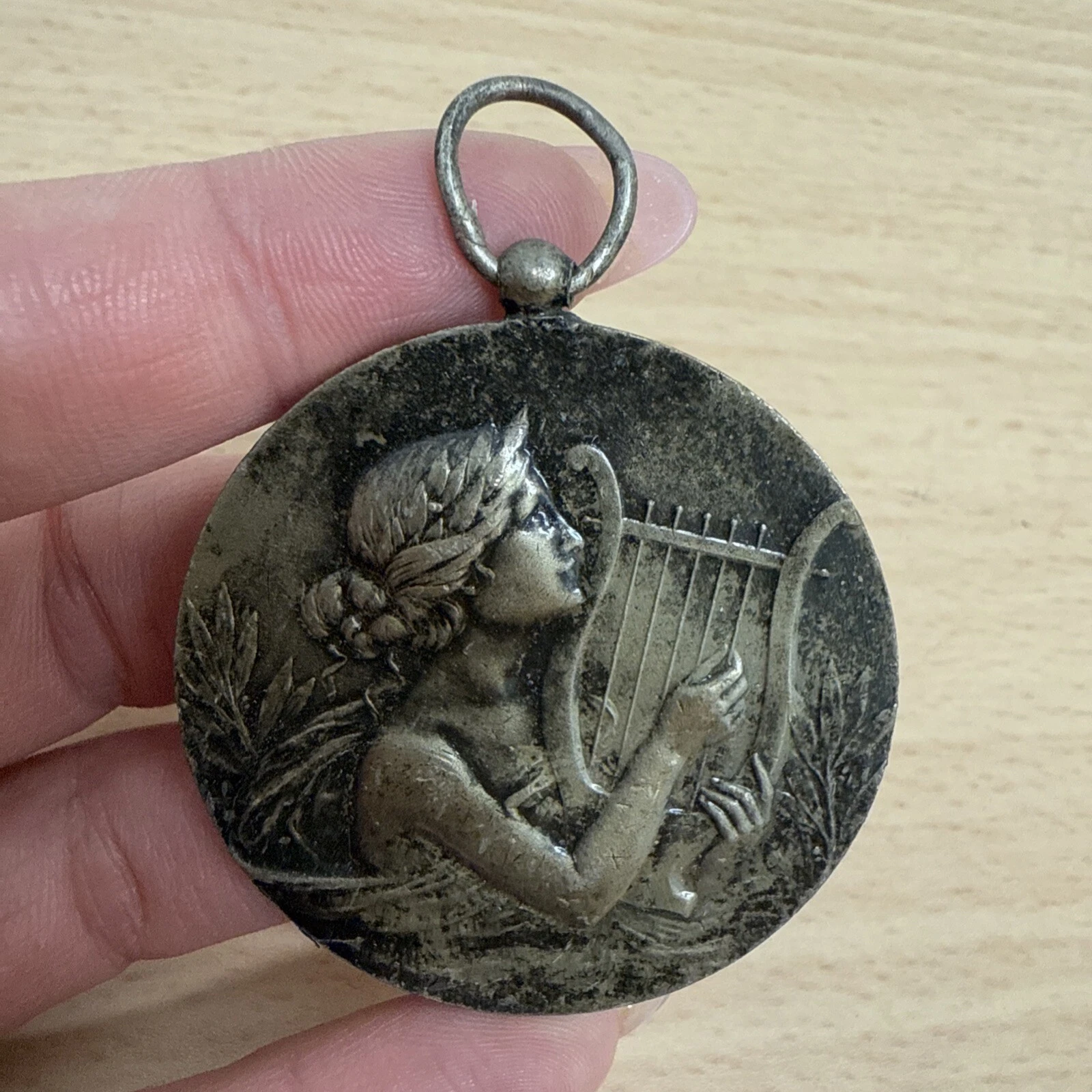 Médaille Femme À La Lyre Festival Roanne 1931
