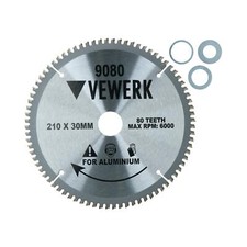 210mm x 30mm TCT Tungsten Carbide Tipped Circular Saw Blades 80 Teeth