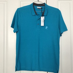 versace blue polo shirt
