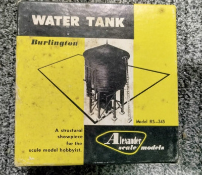 Alexander Scale Models - Burlington Standard Water Tank - HO Scale - # ...