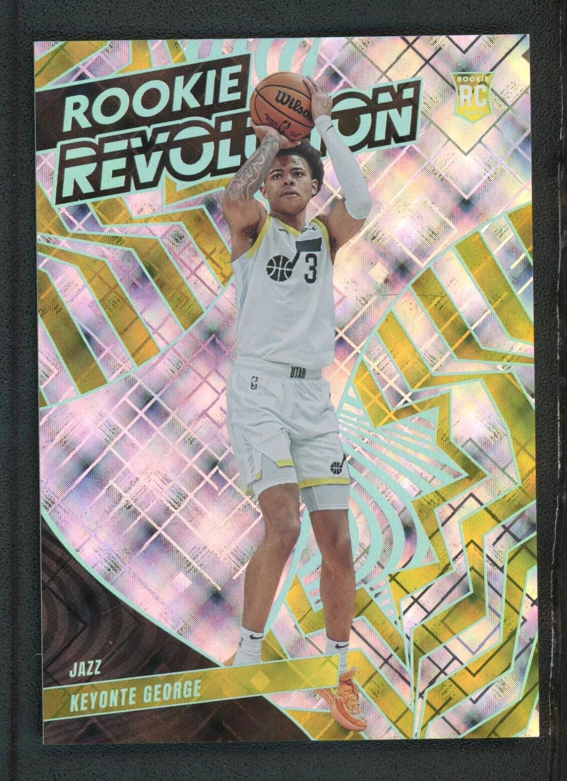 2023-24 KEYONTE GEORGE 07/99 PANINI REVOLUTION COSMIC ROOKIE RC #8
