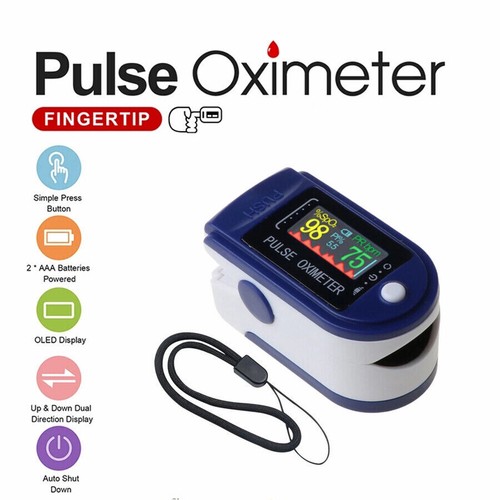 Finger Pulse Oximeter Family Medical Health Blood Heart Oxygen Saturation Meters - Picture 7 of 13