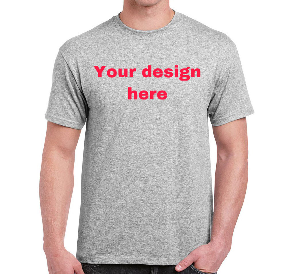 personalised/Customised t shirt custom printed with your color photo ...