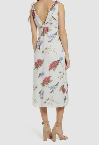 $210 Show Me Your Mumu Women's White Arlene Printed Sleeveless Midi Dress Size M - 第 2/2 張圖片