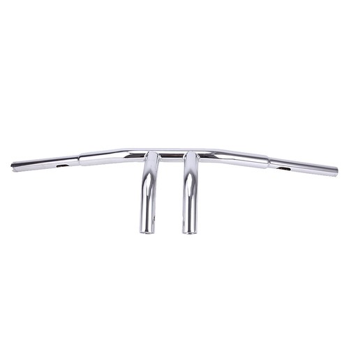 Manillar de barras en T de elevación cromadas de 8" de 1-1/4" para motocicleta Harley Dyna FLS Road King - Imagen 13 de 14