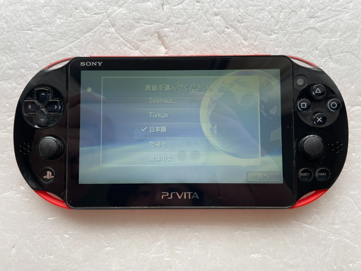 ソニー PSVITA  PCH-2000 Sony PlayStation Vita Wi-Fi Black Slim PCH-2000 Portable Gaming