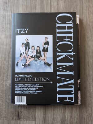 ITZY Mini Album Checkmate Limited Ed. Korea Press CD + Photobook Kpop Rare