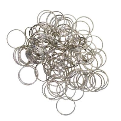 100 Stck. Eisen Geteilt Schlüsselringe Schlüsselringe Schlüsselketten Charms