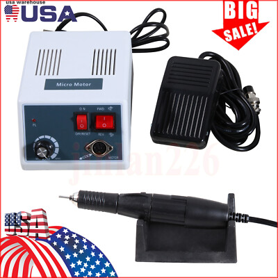 Dental Lab Marathon Electric Micromotor Polishing Unit & 35K rpm Motor Handpiece