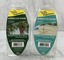 Yankee Candle Balsam Fir & Paradise Found Wax Melts 2 Pack 6 Count/2.6 oz Each