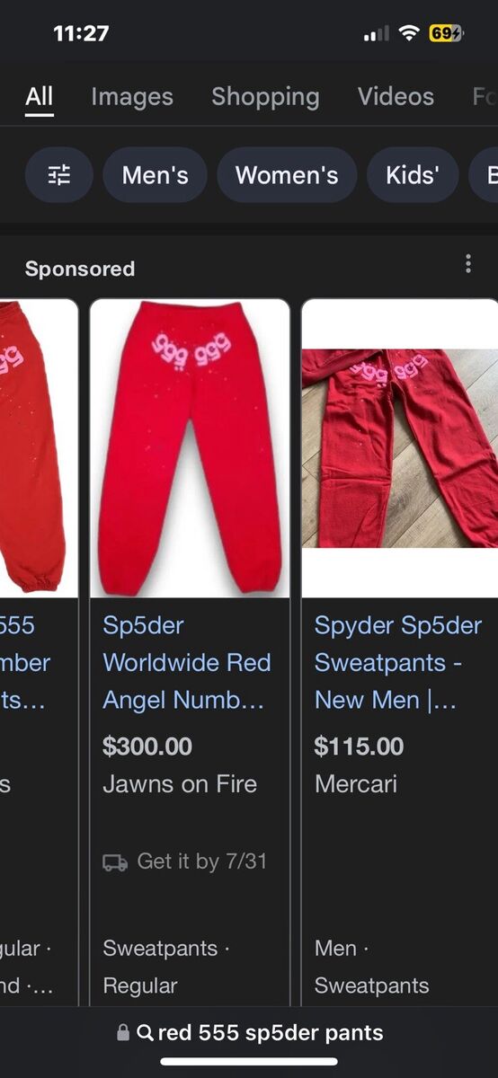 Red 555 Sp5der brand full set 4 LEFT | eBay Red 555 Sp5der brand full set 4 LEFT | eBay