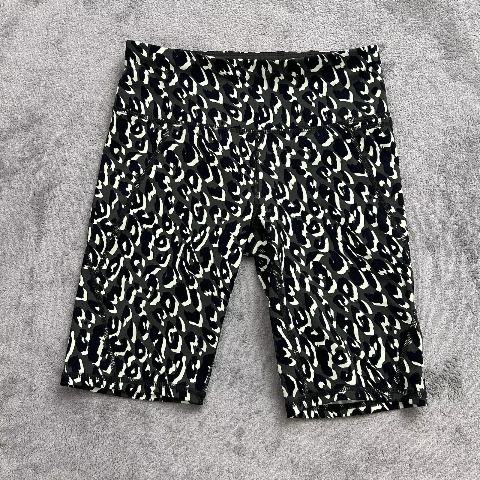 sweaty-betty geometric power gym athletic biker workout shorts