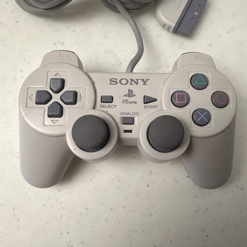 Sony PlayStation PS1 PS One Remote Controller White Gray SCPH-110 Official OEM - Picture 2 of 3