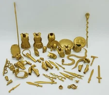GOLD Accessories and parts 1:18 scale - Boss Fight Studio HACKS Vitruvian Armory