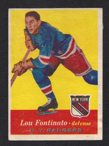 Lou Fontinato #64 1957 Topps card