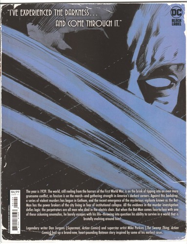 THE BAT-MAN FIRST KNIGHT #1 2nd Printing Marc Aspinall Pulp Variant 2024 DC - Picture 3 of 3