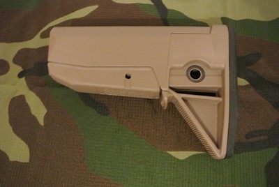 Polymer Stock Ar-15/m4 Lightweight Tan Amo-tech Airsoft Softiar 6MM Gummi Kappe